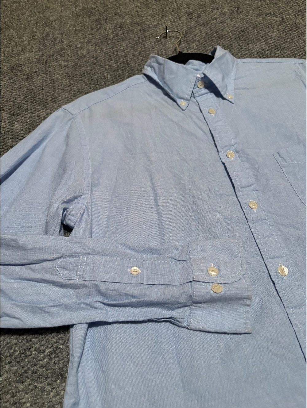 Brooks Brothers Regent Fit Light Blue Long Sleeve Button Down Shirt Men's Medium
